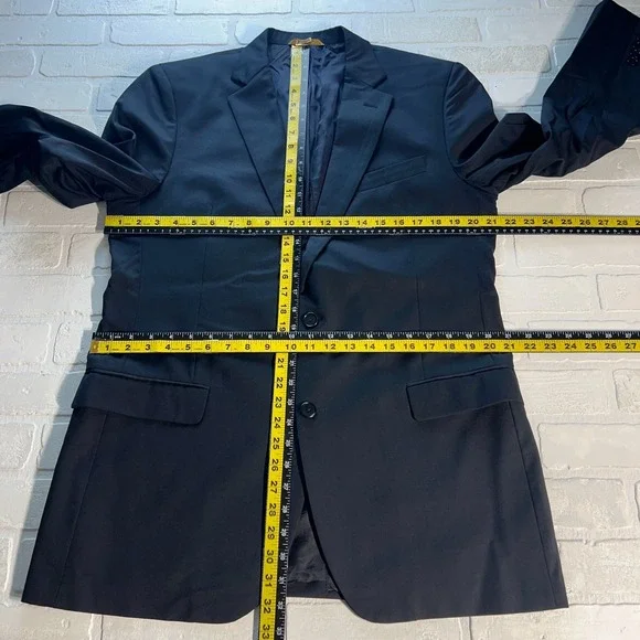 Brooks Brothers 1818 Fitzgerald Sport Coat Blazer Jacket 42L Navy Trabaldo Wool‎